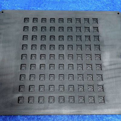 Bloco de grafite de carbono de alta densidade 125 MPa para crescimento de silício em semicondutores