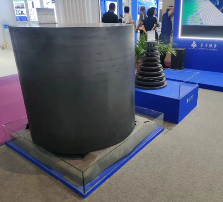 Bloco de grafite isostático liso para aquecedor e crisol 100 Mpa resistência à compressão