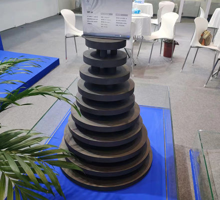 Bloco de grafite isostático liso para aquecedor e crisol 100 Mpa resistência à compressão