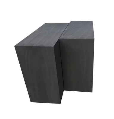 Bloco de grafite de carbono cinza escuro, isostático, grafite de alta pureza