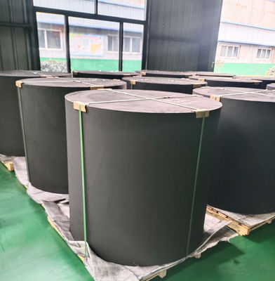 Rodas de grafite de carbono de alta pureza cilindro de grafite bruto para campo térmico