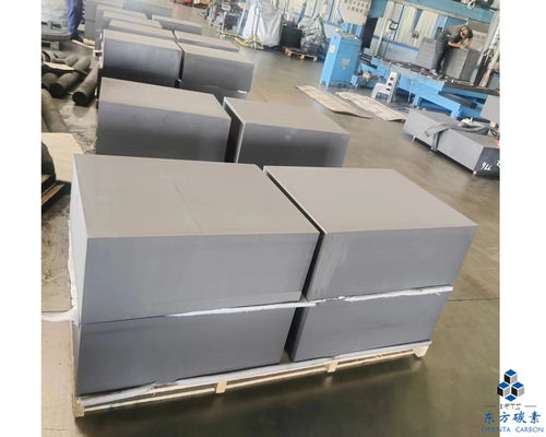1.85 G/Cm3 Bloco de Grafite Isostático Semicondutor 70 HSD Com Baixa Expansão Térmica