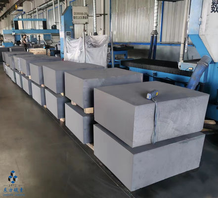 1.85 G/Cm3 Bloco de Grafite Isostático Semicondutor 70 HSD Com Baixa Expansão Térmica