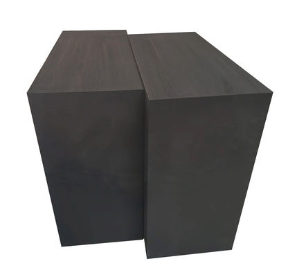 Bloco de grafite liso isotrópico 52 Mpa Resistência flexural Para indústria EDM