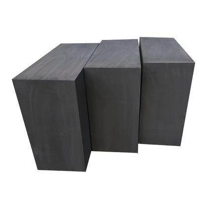 Indústria EDM Rodas redondas de grafite de tamanho de grão de 8 μm Blocos de grafite de carbono