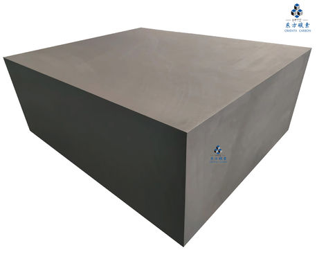 Grandes cristais Bloco de grafito Resistência flexural 50Mpa Grafite de molde