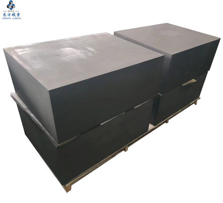 Grandes cristais Bloco de grafito Resistência flexural 50Mpa Grafite de molde